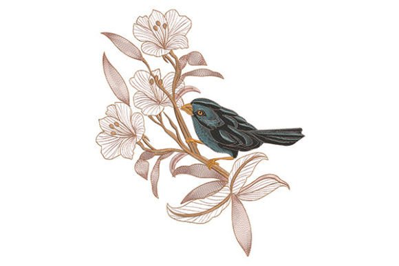 Birds in Flowers Embroidery Review