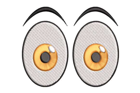 Cartoon Eyes Embroidery Design Review