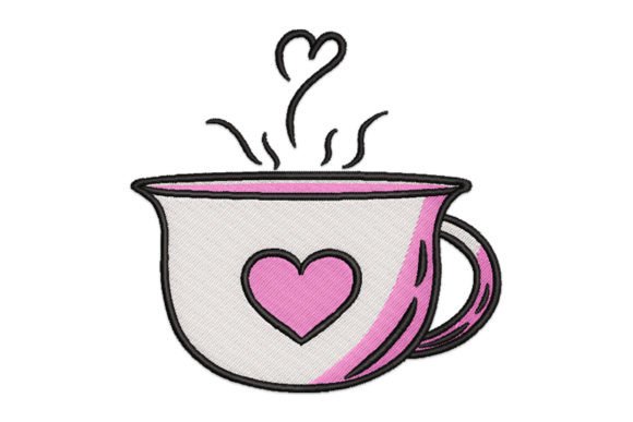Coffee Tea Heart Embroidery Design Review