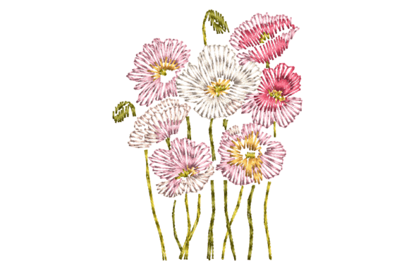 Cosmos Flower Embroidery Review