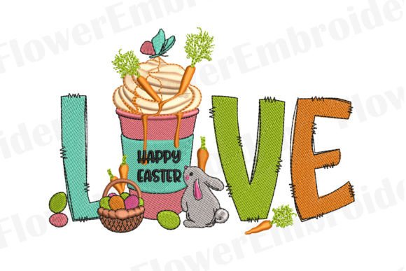Easter Coffee Cups Embroidery Review