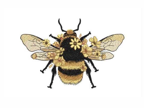 Floral Bumblebee Embroidery Review