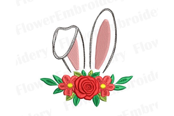 Floral Bunny Ears Embroidery Design Review