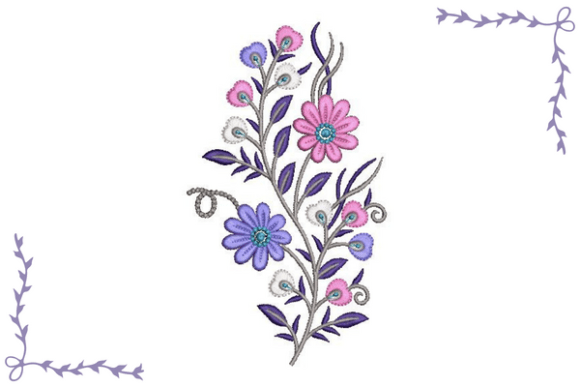 Flowers Leaves Embroidery Review