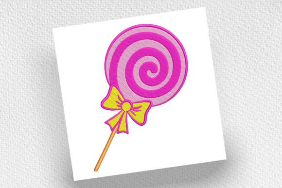 Lollipop with Bow Embroidery Review