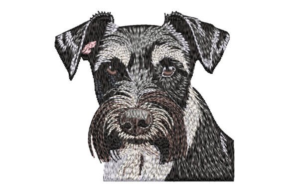Miniature Schnauzer Embroidery Review