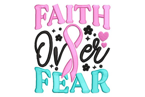 Review: Faith over Fear Embroidery Design for Boutique Apparel