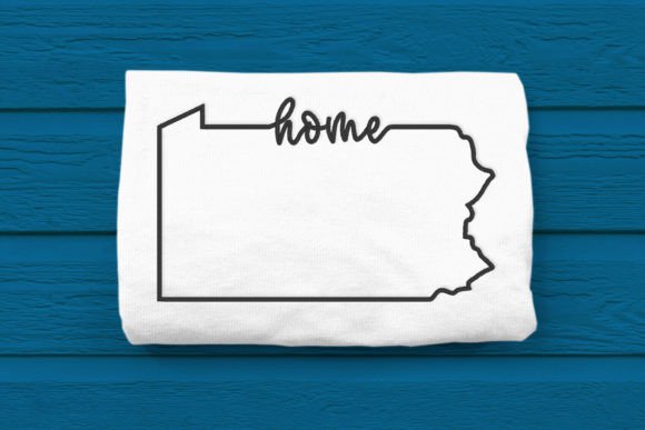 Review: Pennsylvania Home State Outline Embroidery Design
