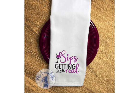 Sips Getting Real Embroidery Design Review
