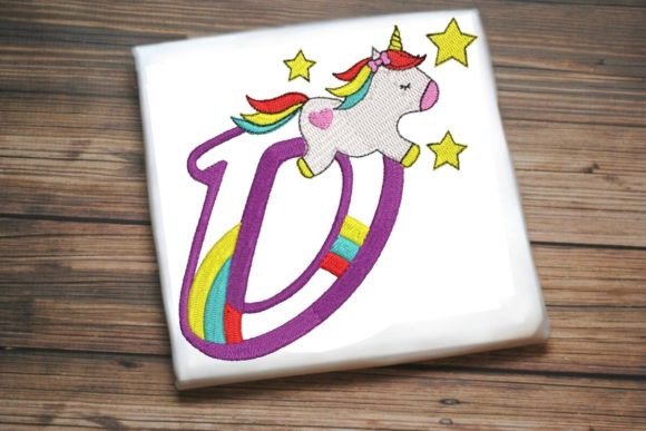 Unicorn Rainbow Letter D Review