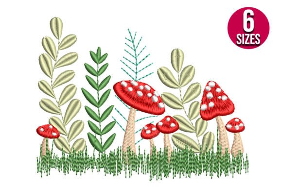 Wildflowers with Mushrooms Embroidery Review